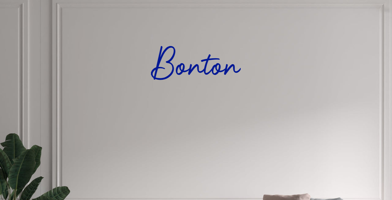 Custom text: Bonton
